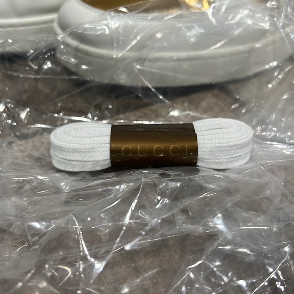 Gucci Men Sneakers (368494A3820) White/Gold - Picture 12 of 12